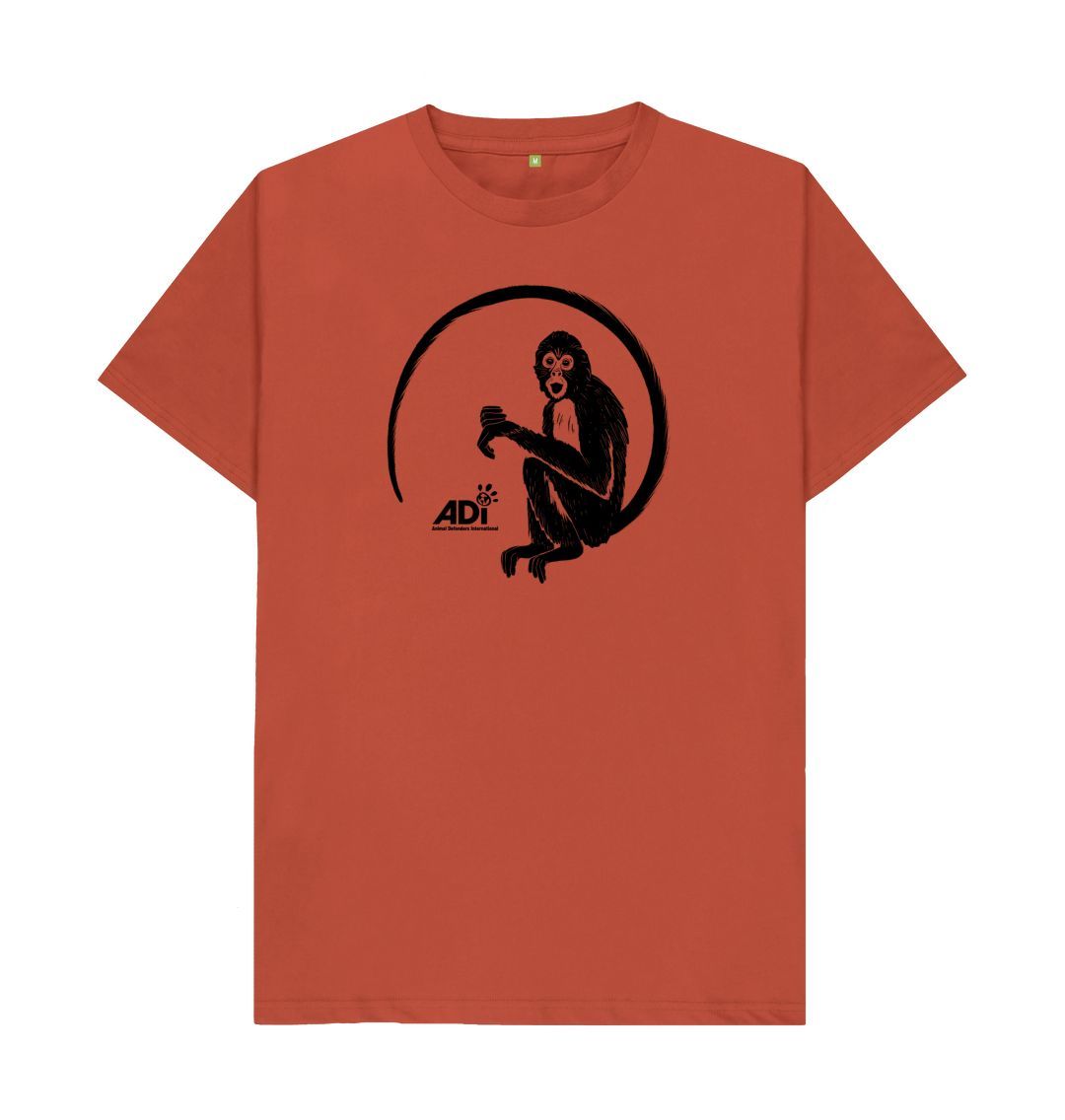 Rust Spider Monkey Men's T-shirt