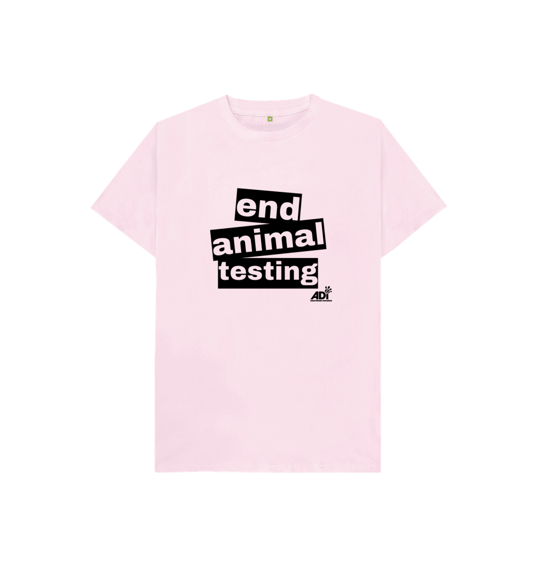 Pink End Animal Testing Kids T-shirt