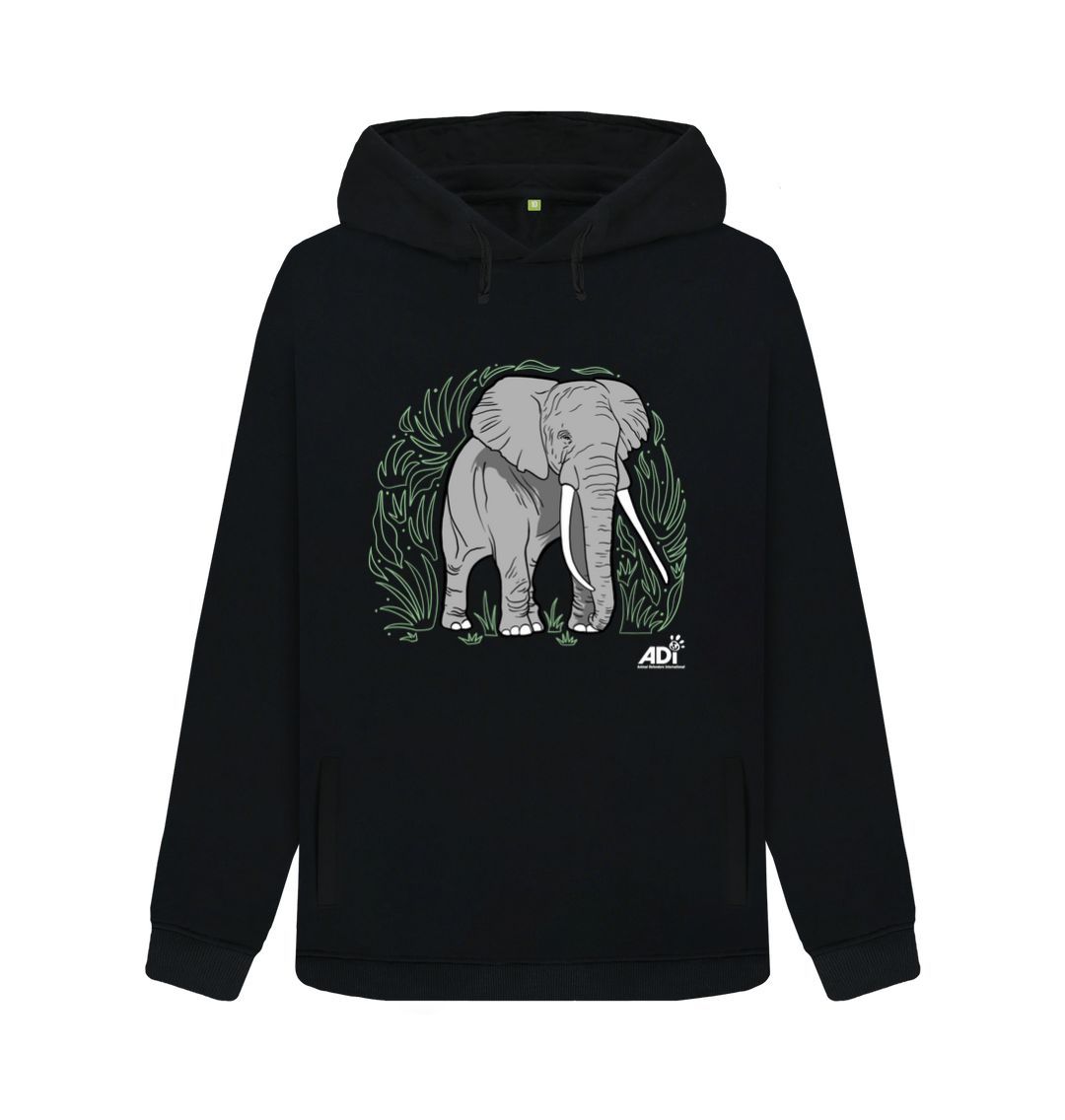 Black Elephant Women's Hoodie