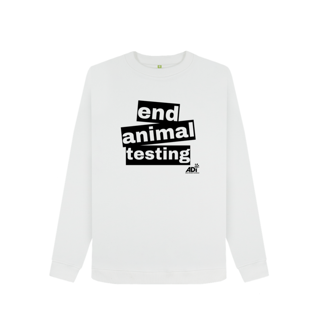 White Printed Sweater