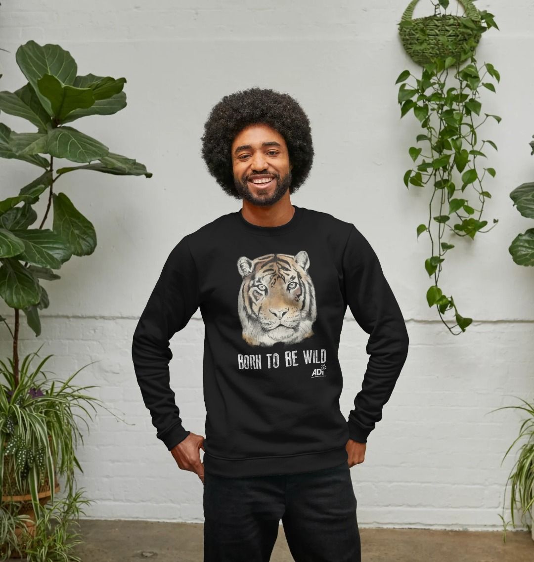 Born To Be Wild Dark Men's Sweatshirt