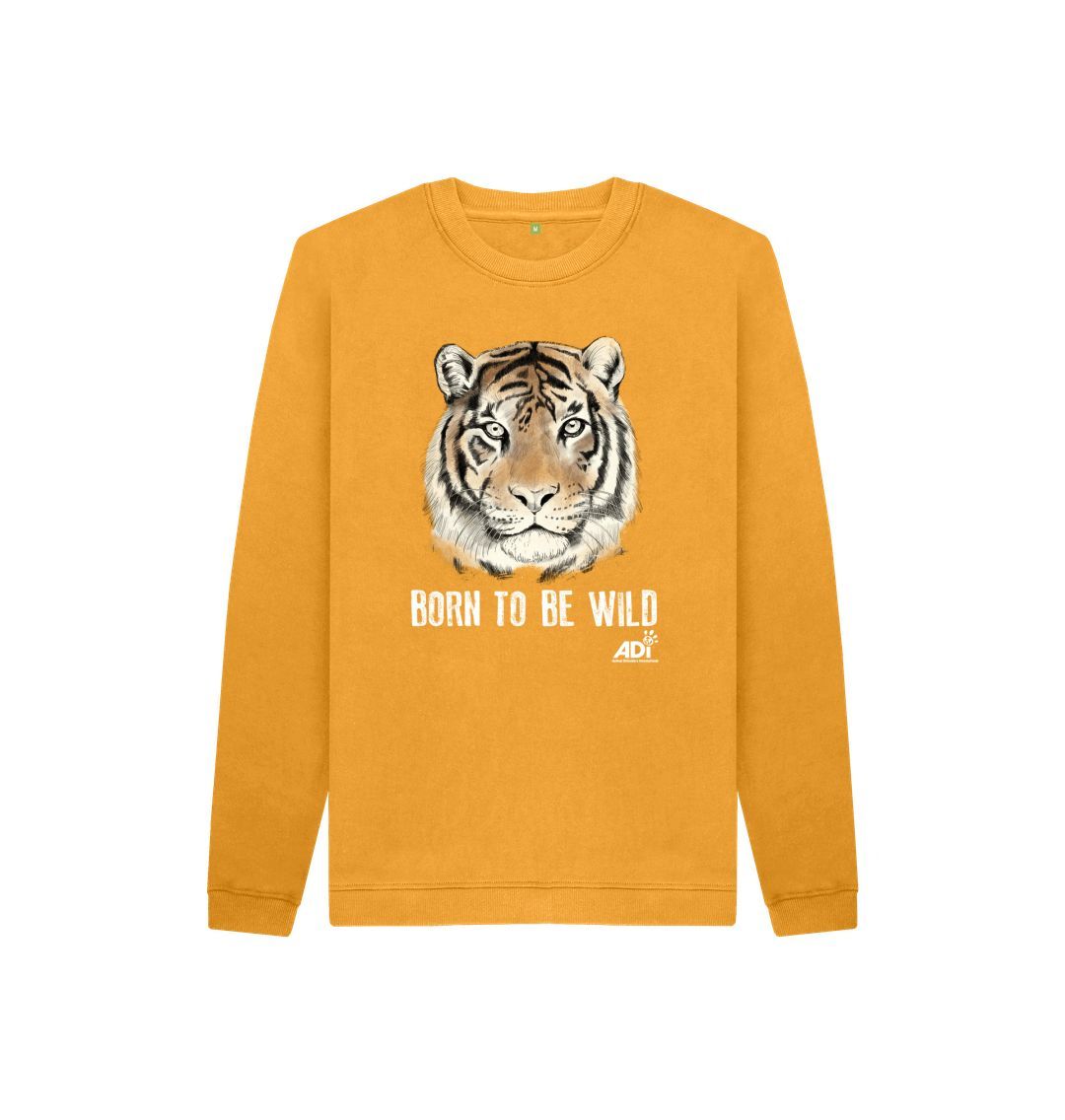 Mustard Born To Be Wild Dark Kids Jumper