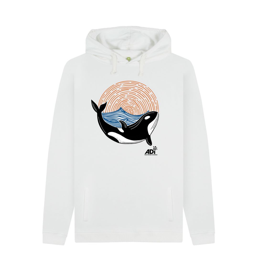 White Orca Men's Hoody