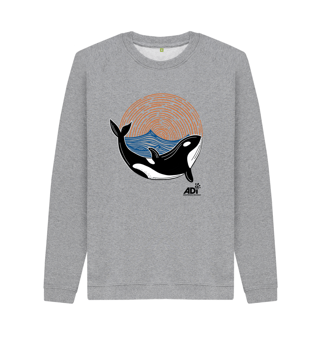 Light Heather Printed Sweater