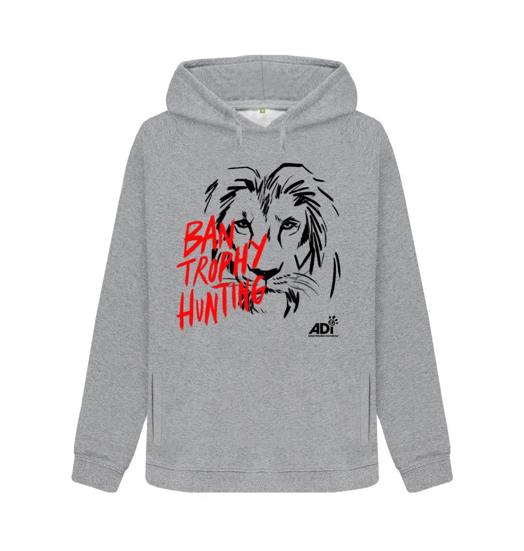 Light Heather Ban Trophy Hunting Women's Hoodie