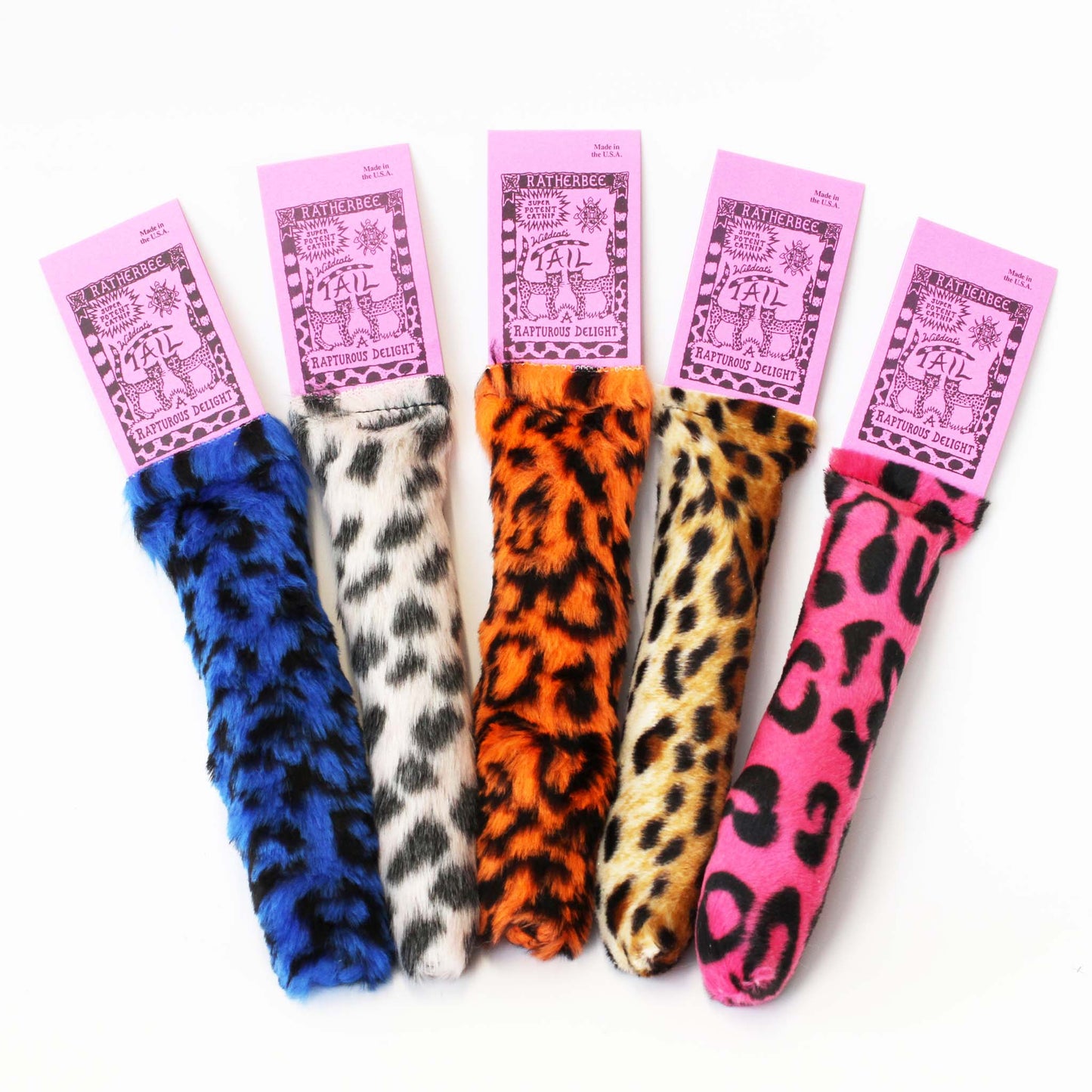 Ratherbee wild cat tail catnip toy