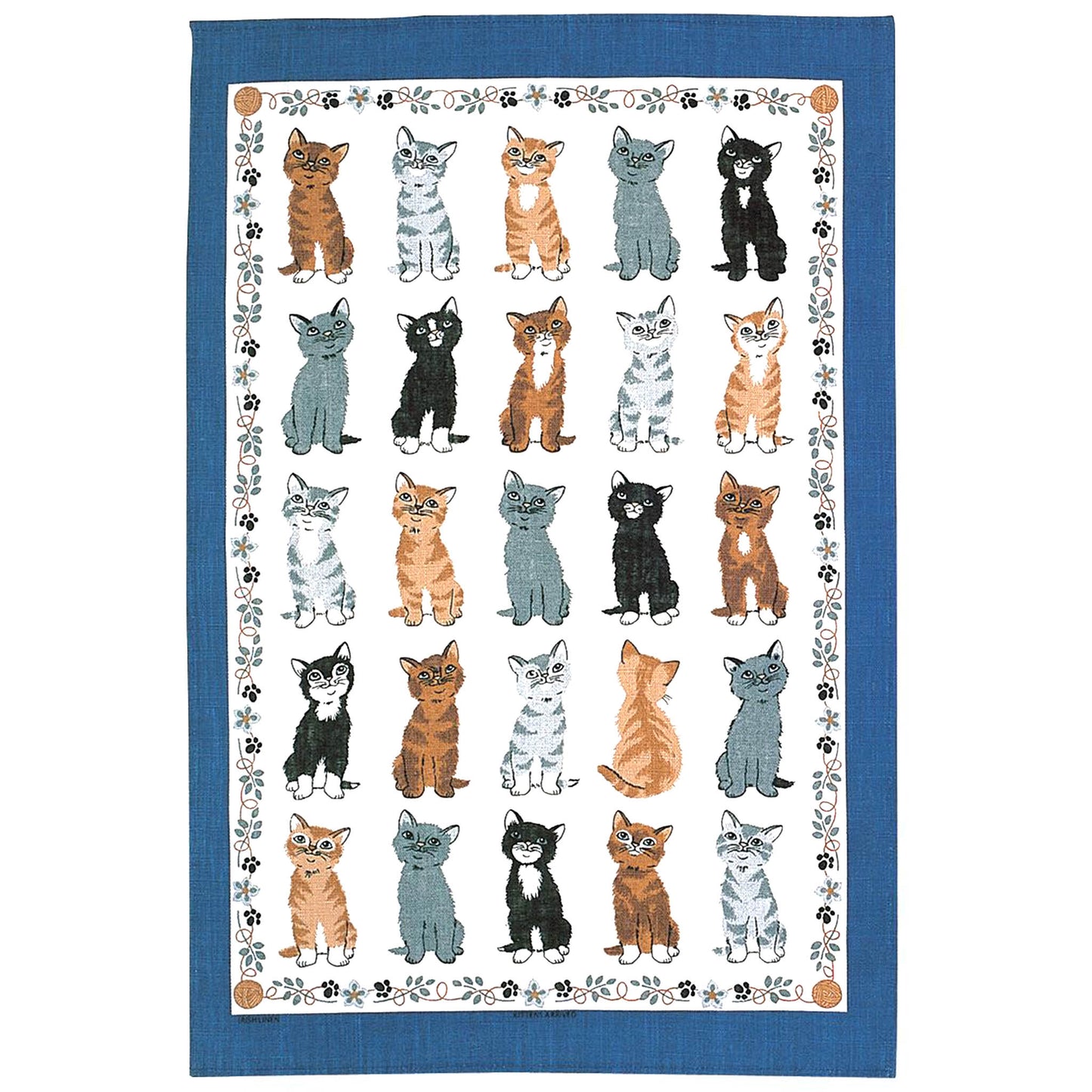 Tea towel Kittens Arrived