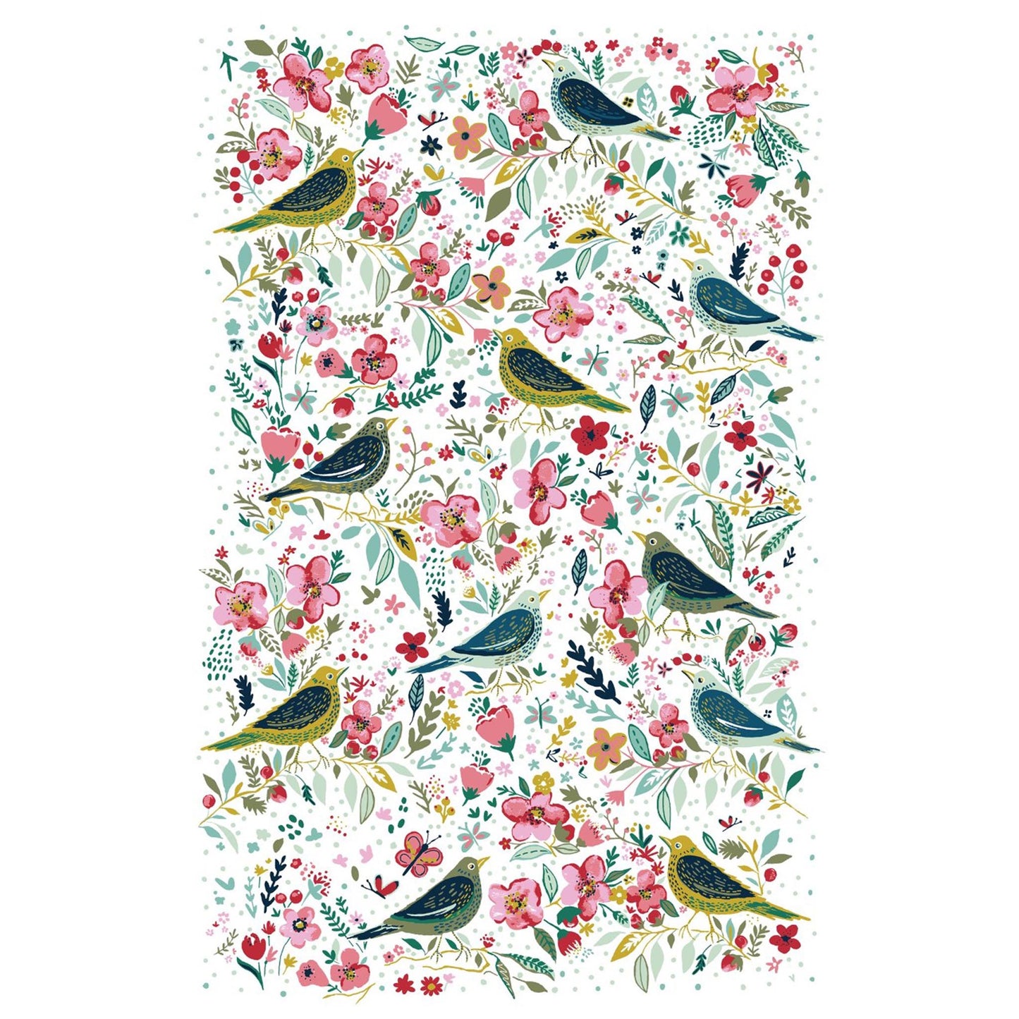 Tea towel Dawn Chorus