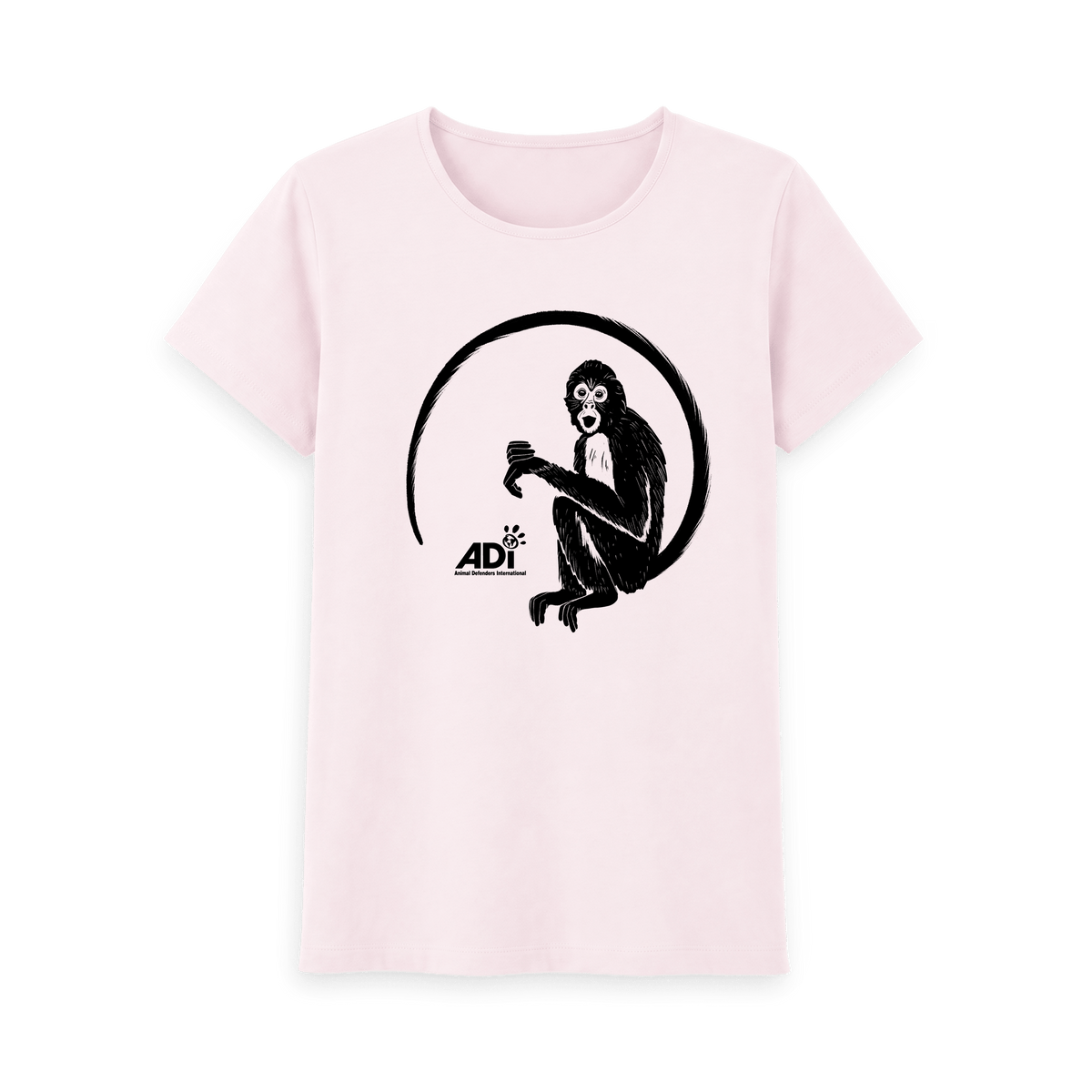 Pink Printed T-shirt Front