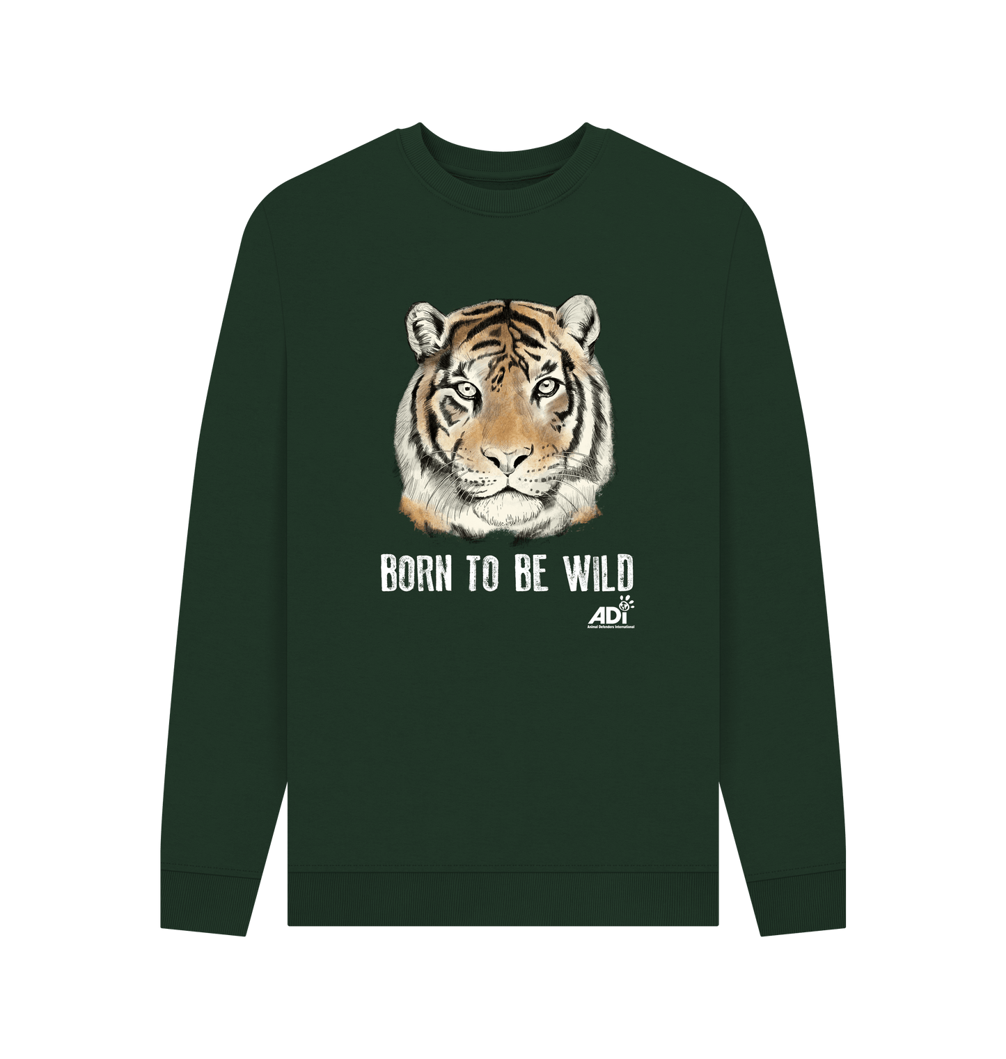 Evergreen Printed Sweater Front