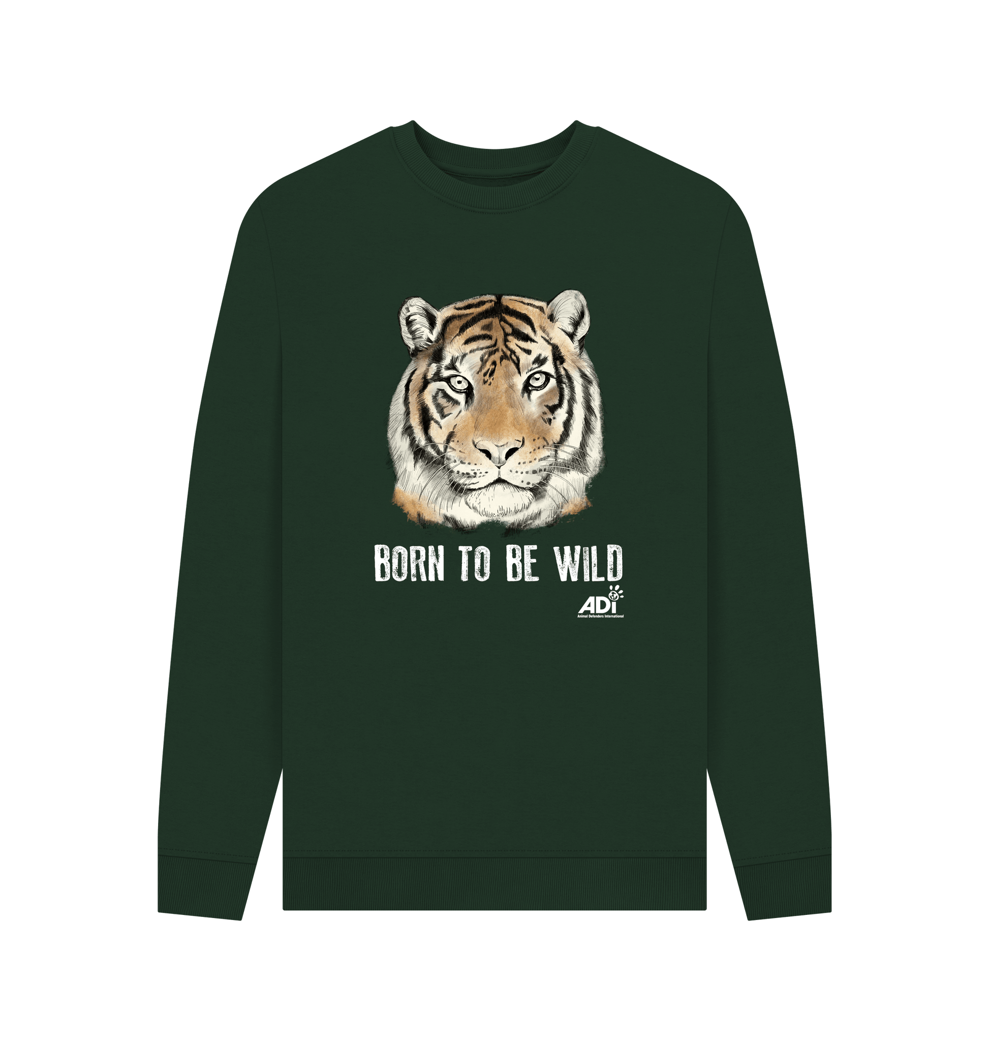 Evergreen Printed Sweater Front