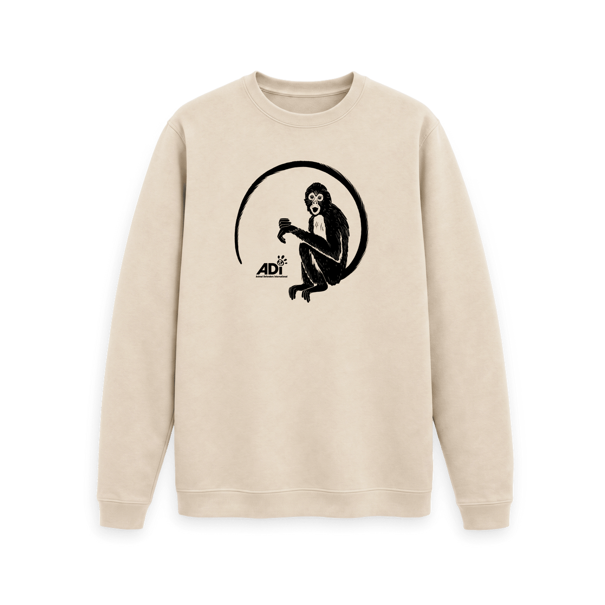 Oat Printed Sweater Front