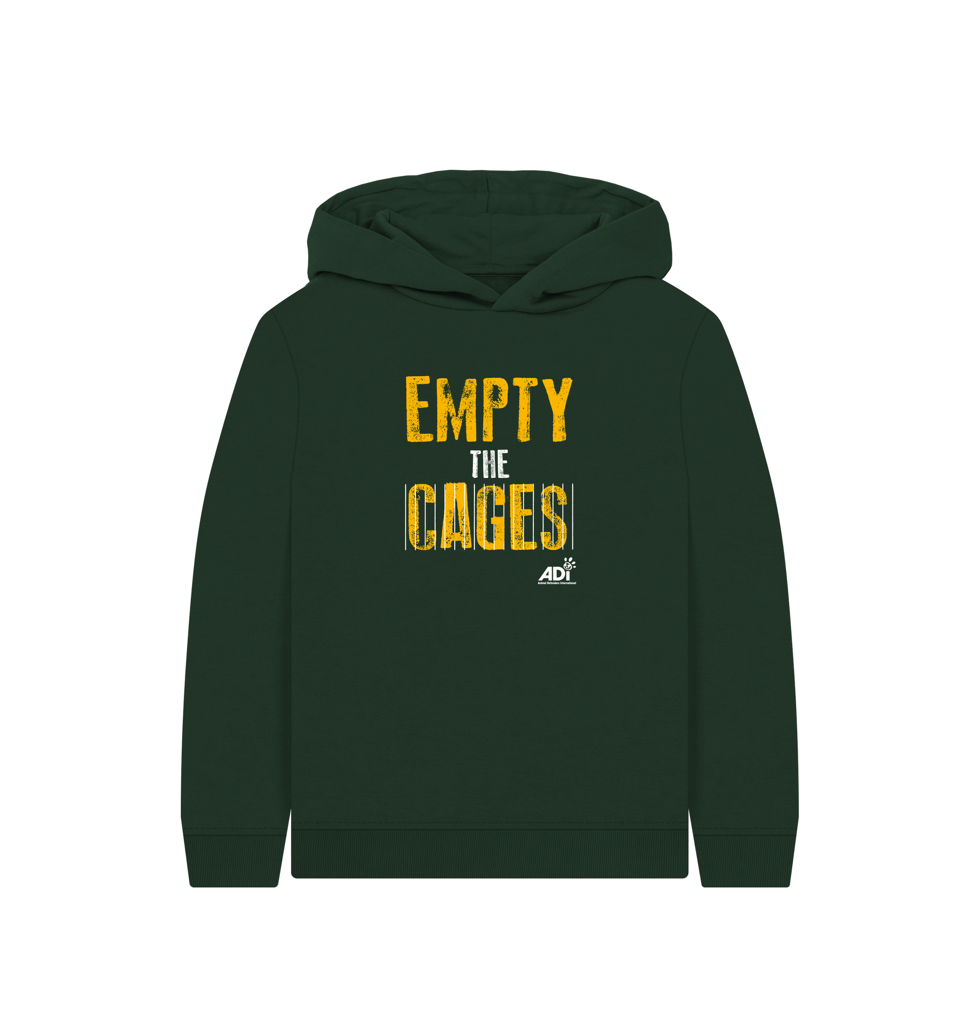 Evergreen Printed Kids Hoodie Front