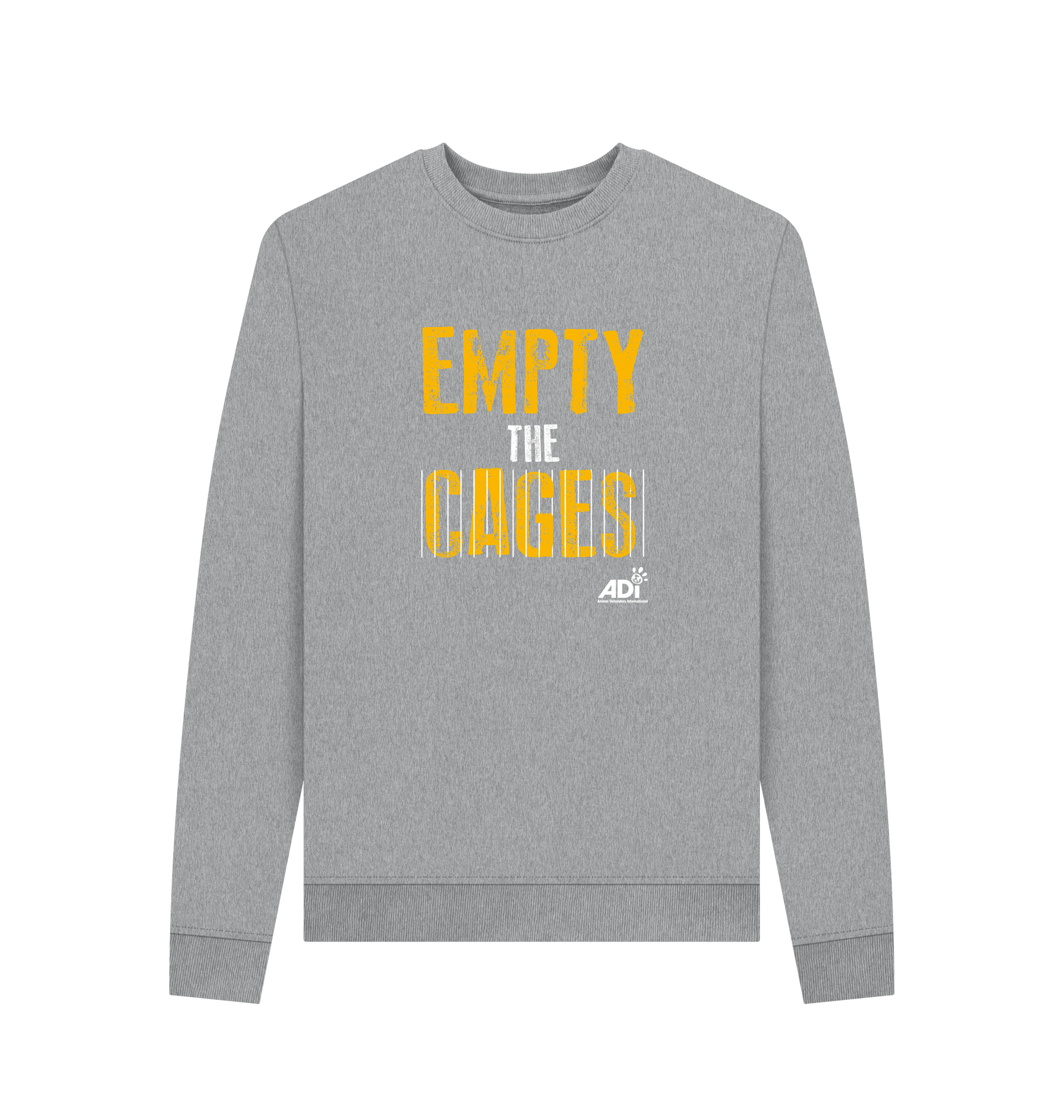 Light Heather Printed Sweater Front