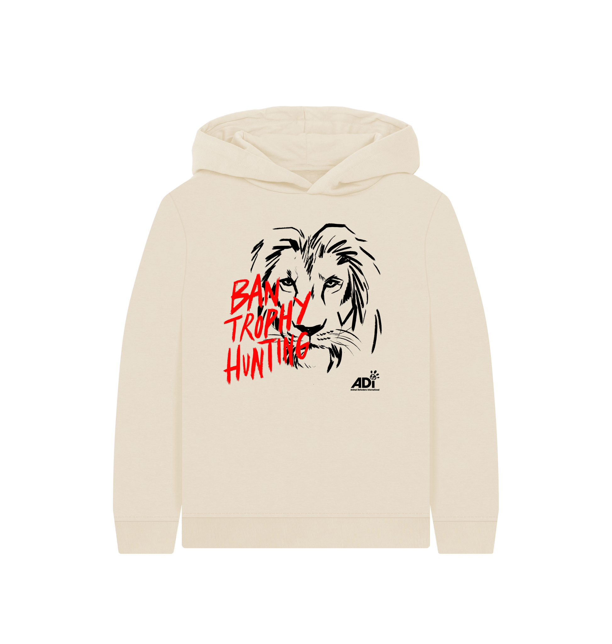 Oat Printed Kids Hoodie Front