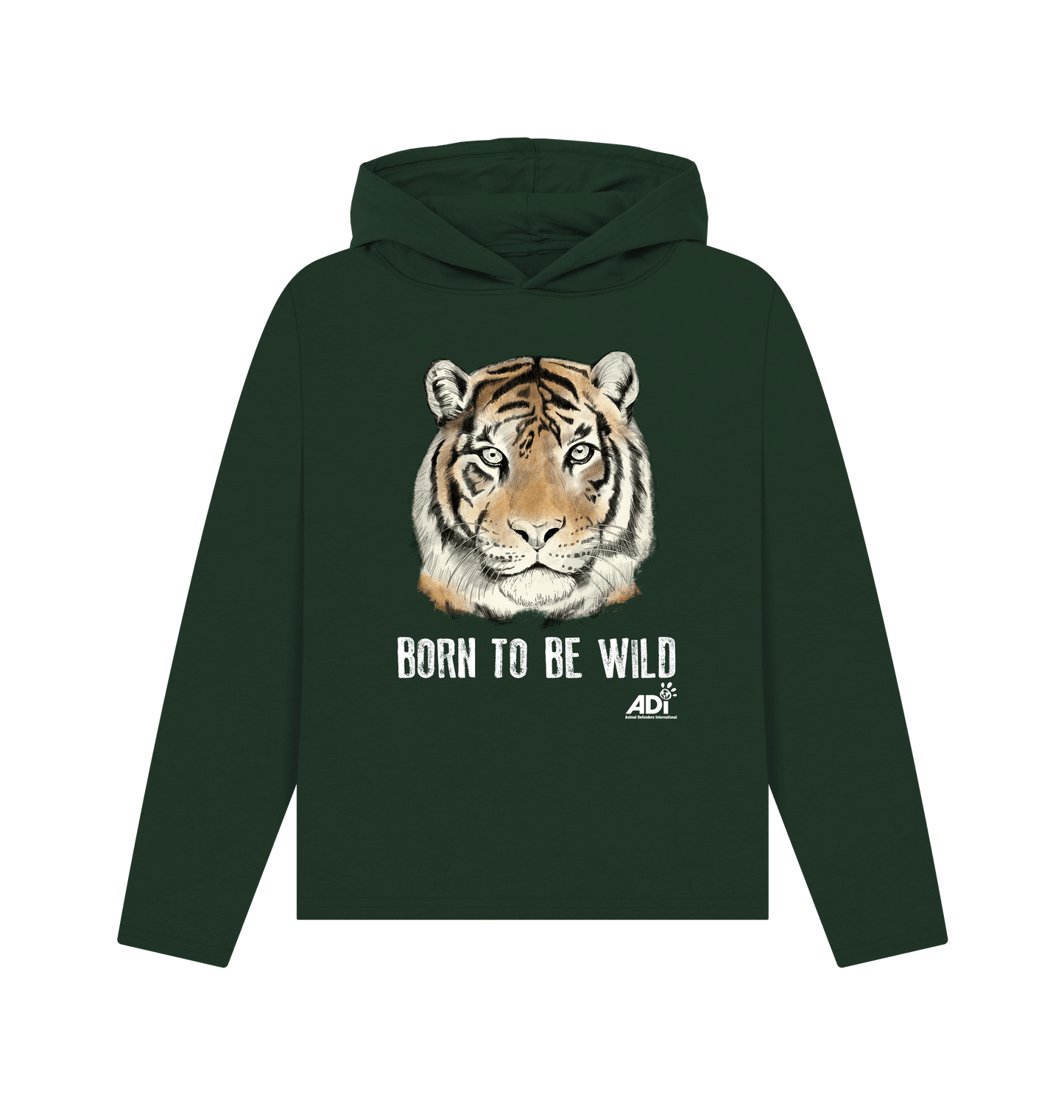 Evergreen Printed Hoody Front