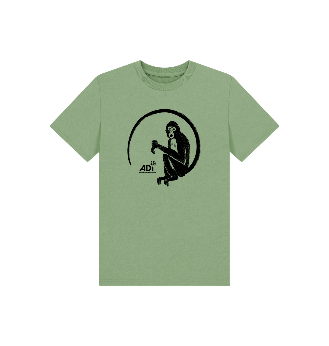 Sage Printed Kids T-Shirt Front