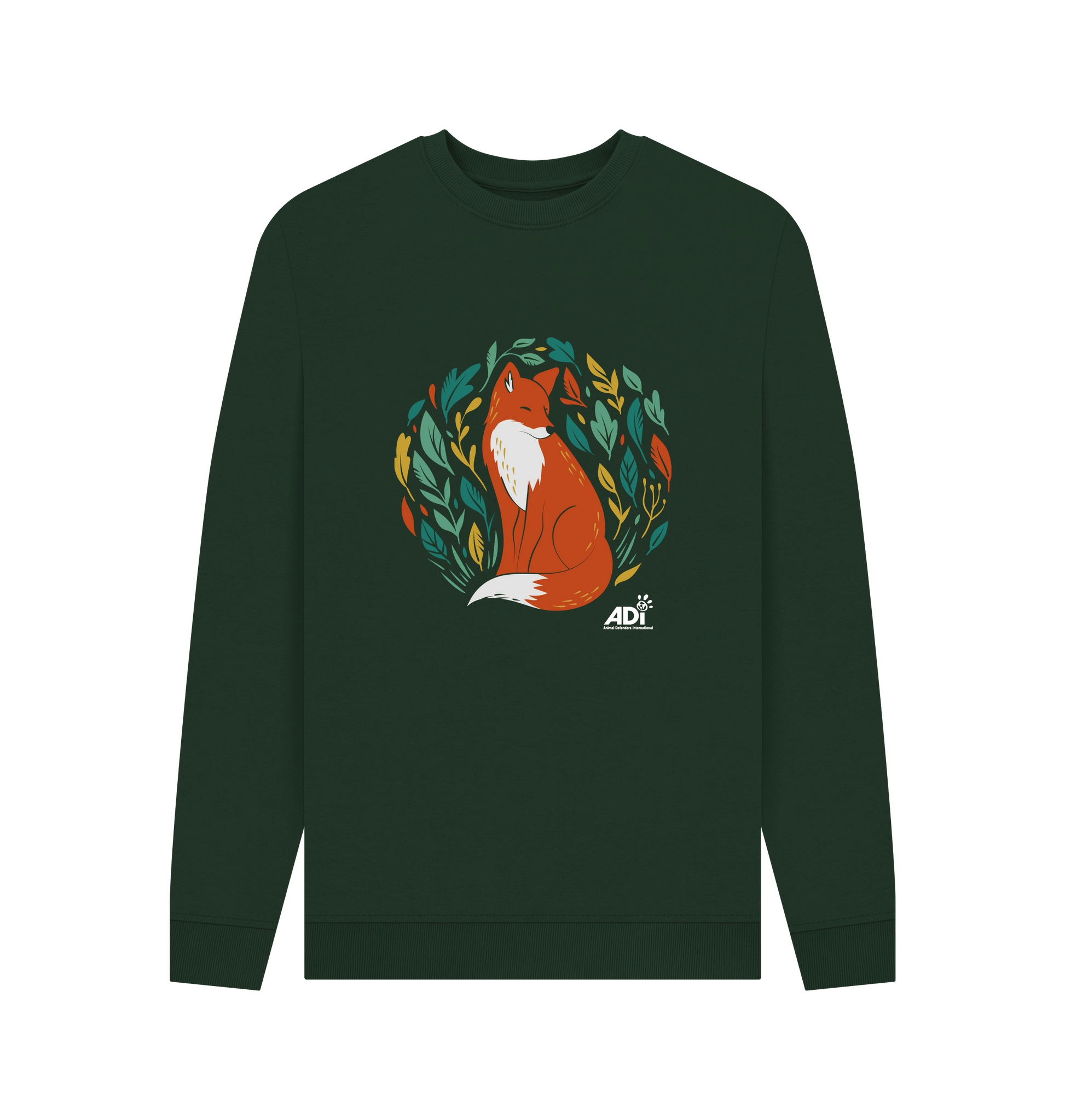 Evergreen Printed Sweater Front