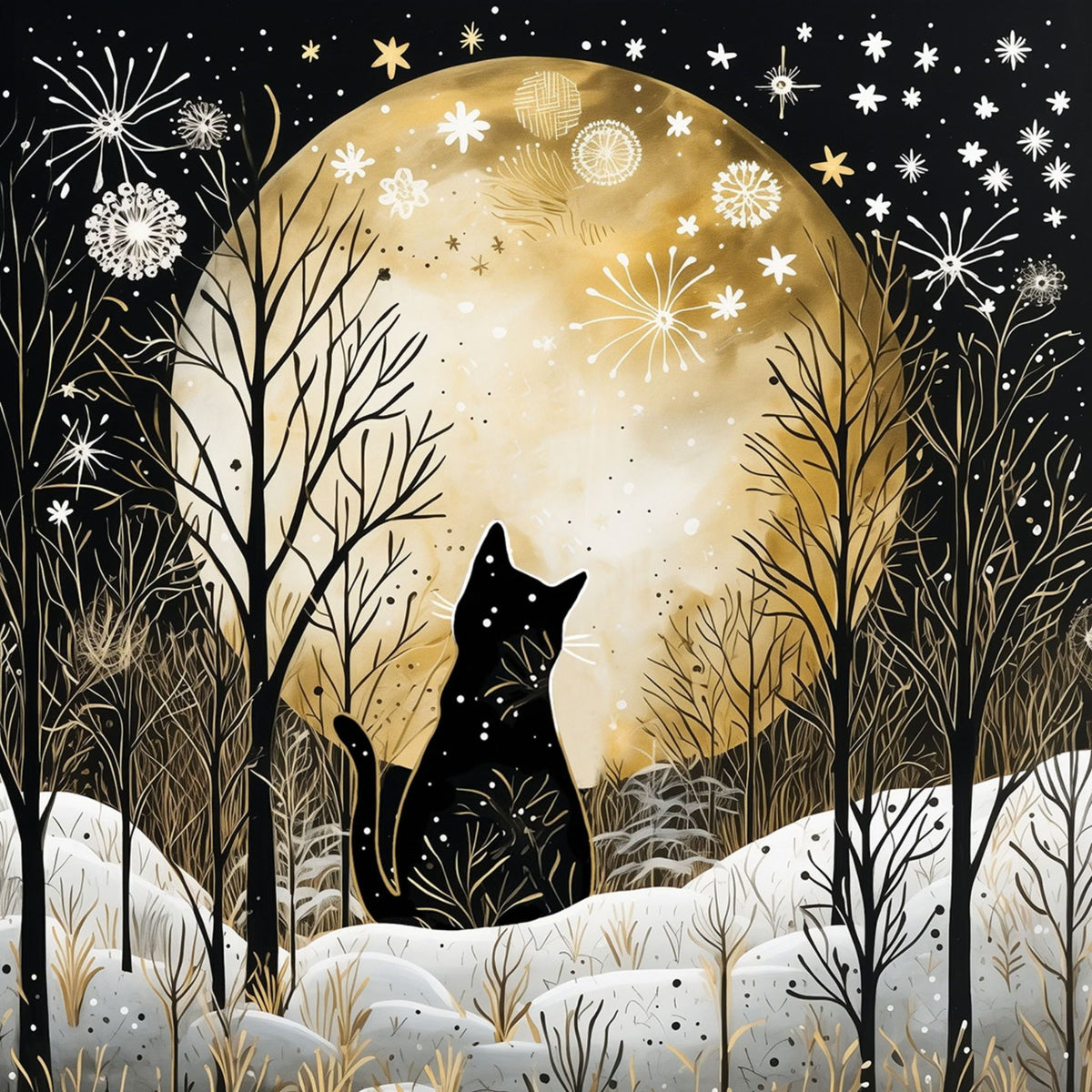 A Purrfect Night Christmas cards