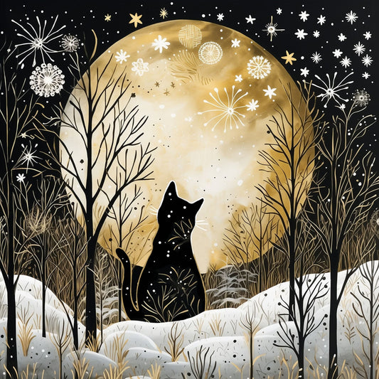 A Purrfect Night Christmas cards