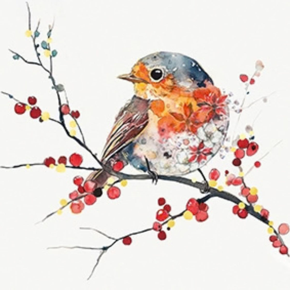 Berry Cheerful Robin Christmas cards