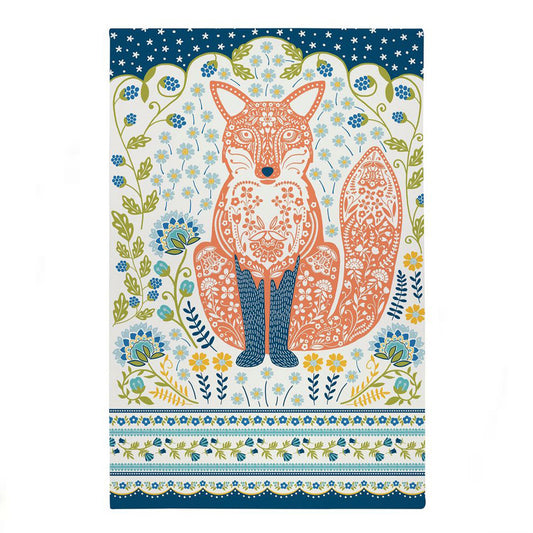 Tea towel Woodland Fox