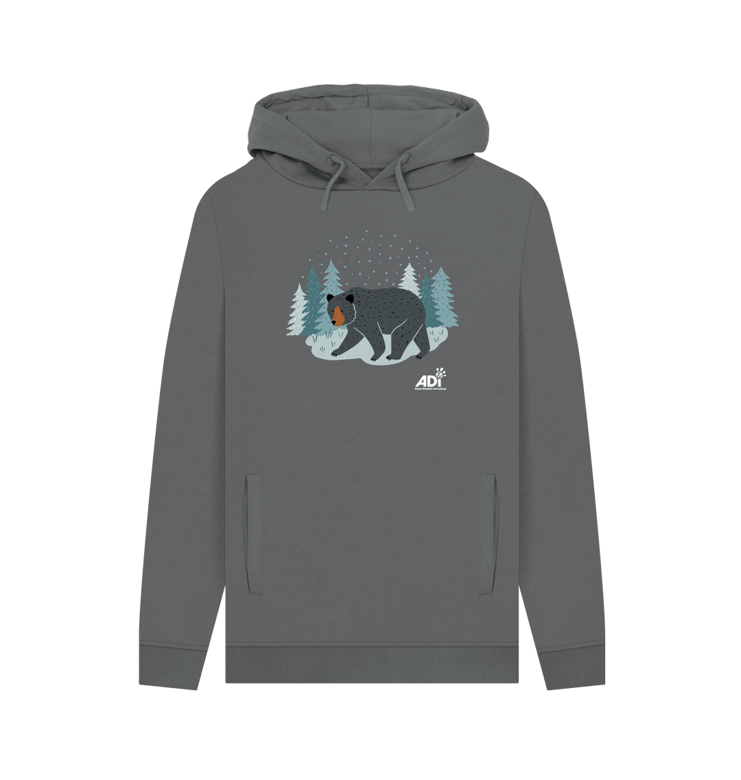 Slate Grey Printed Hoody