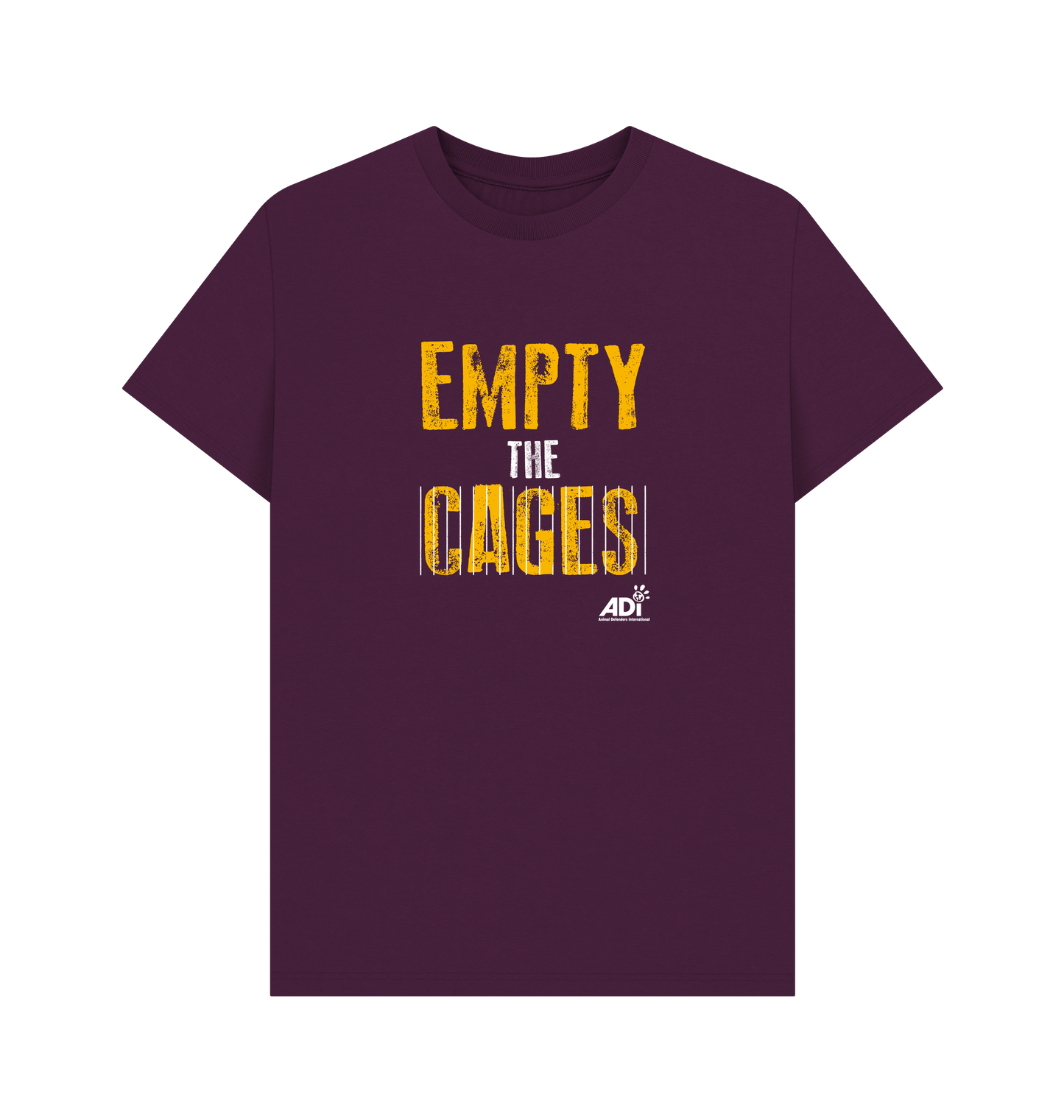 Purple Printed T-shirt Front