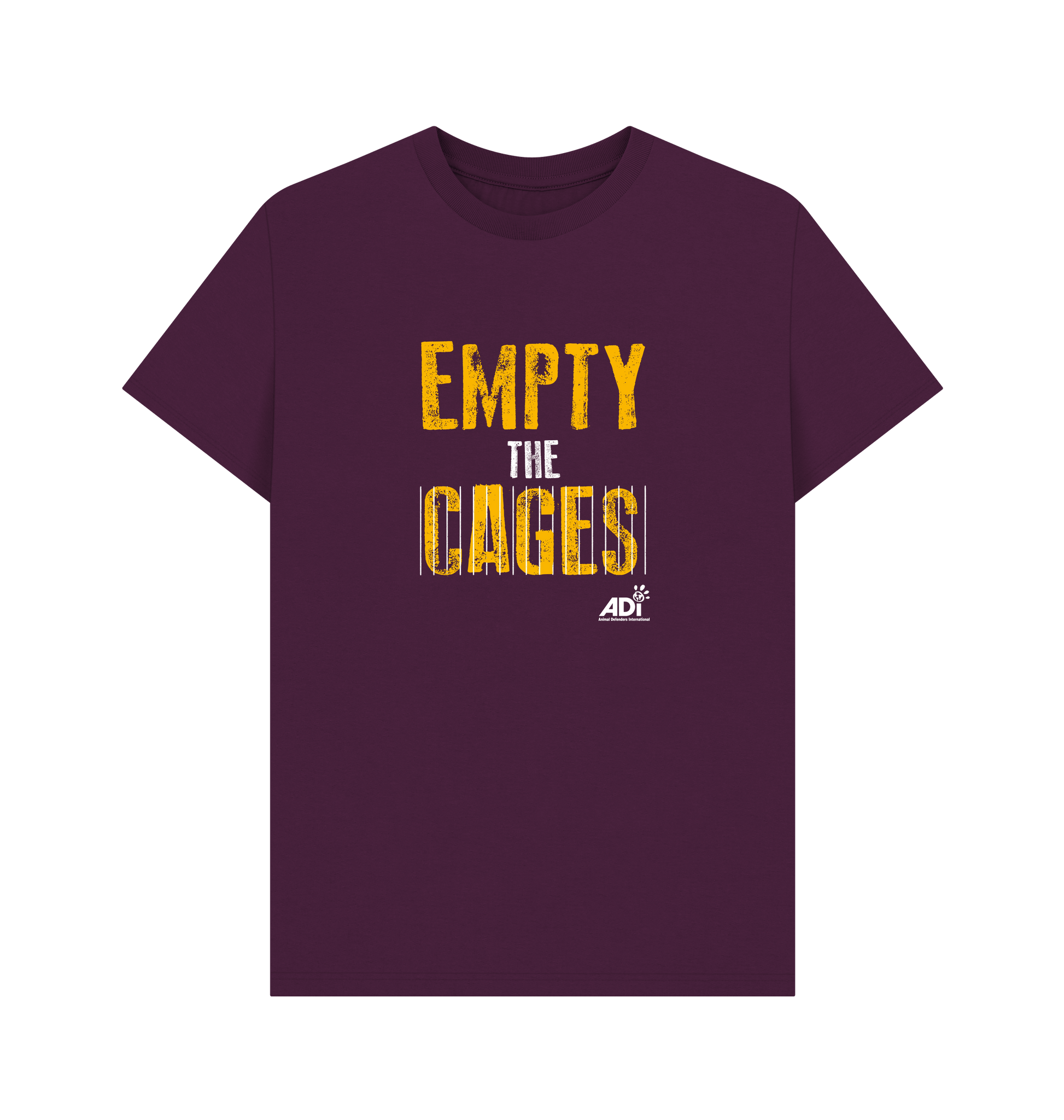 Purple Printed T-shirt Front