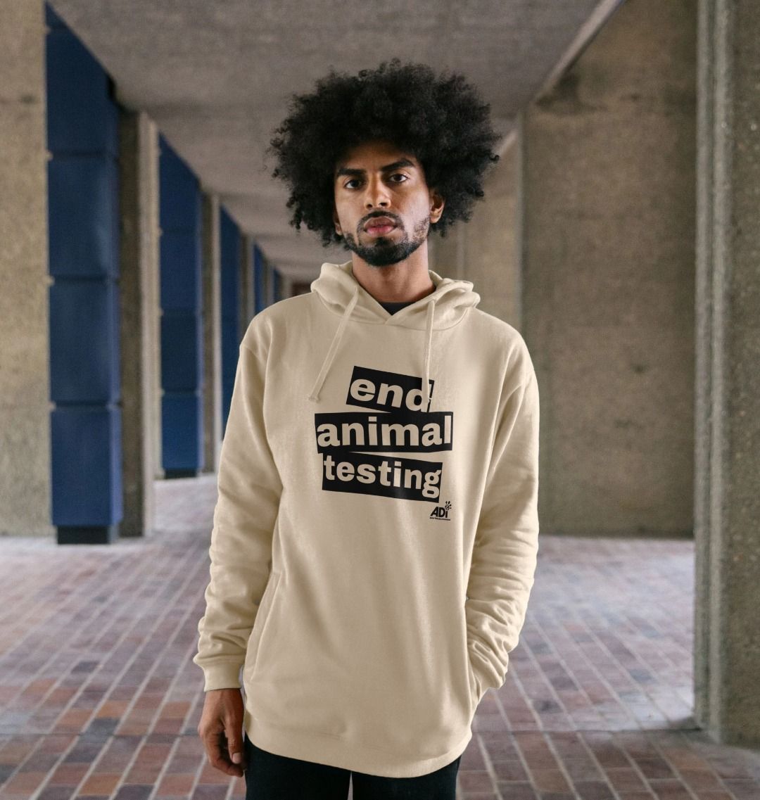 End Animal Testing Men's Hoody