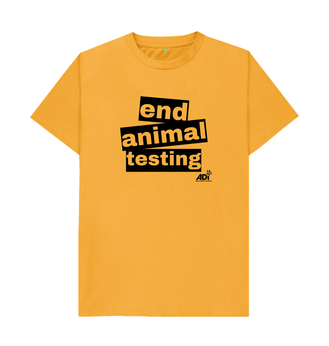Mustard End Animal Testing Men's T-Shirt