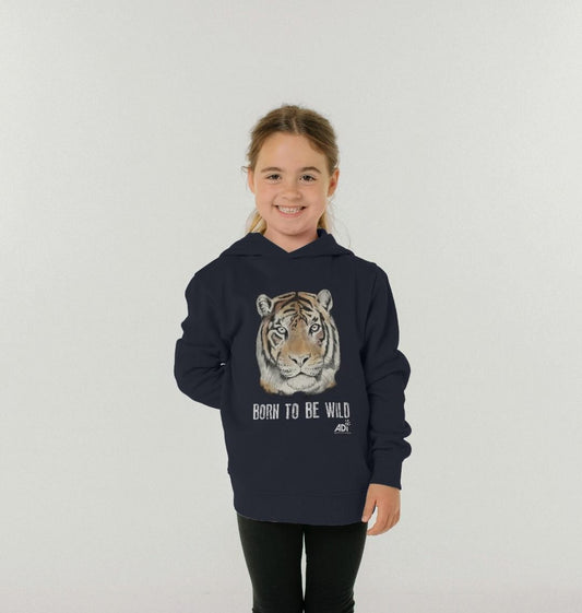 Born To Be Wild Dark Kids Hoody