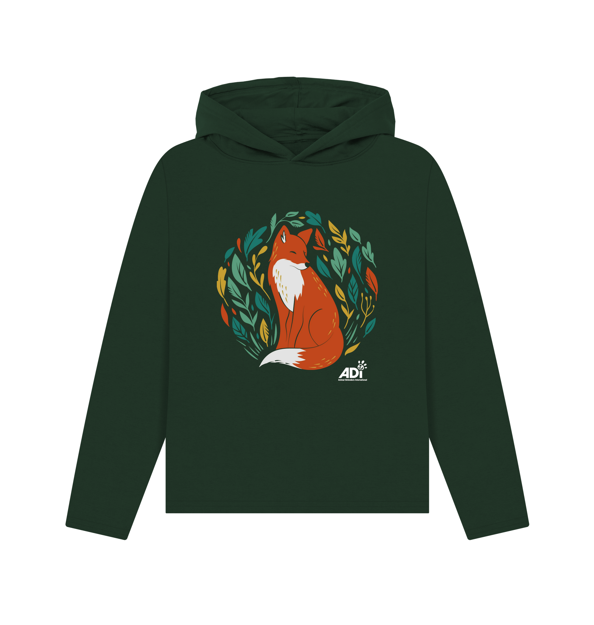 Evergreen Printed Hoody Front