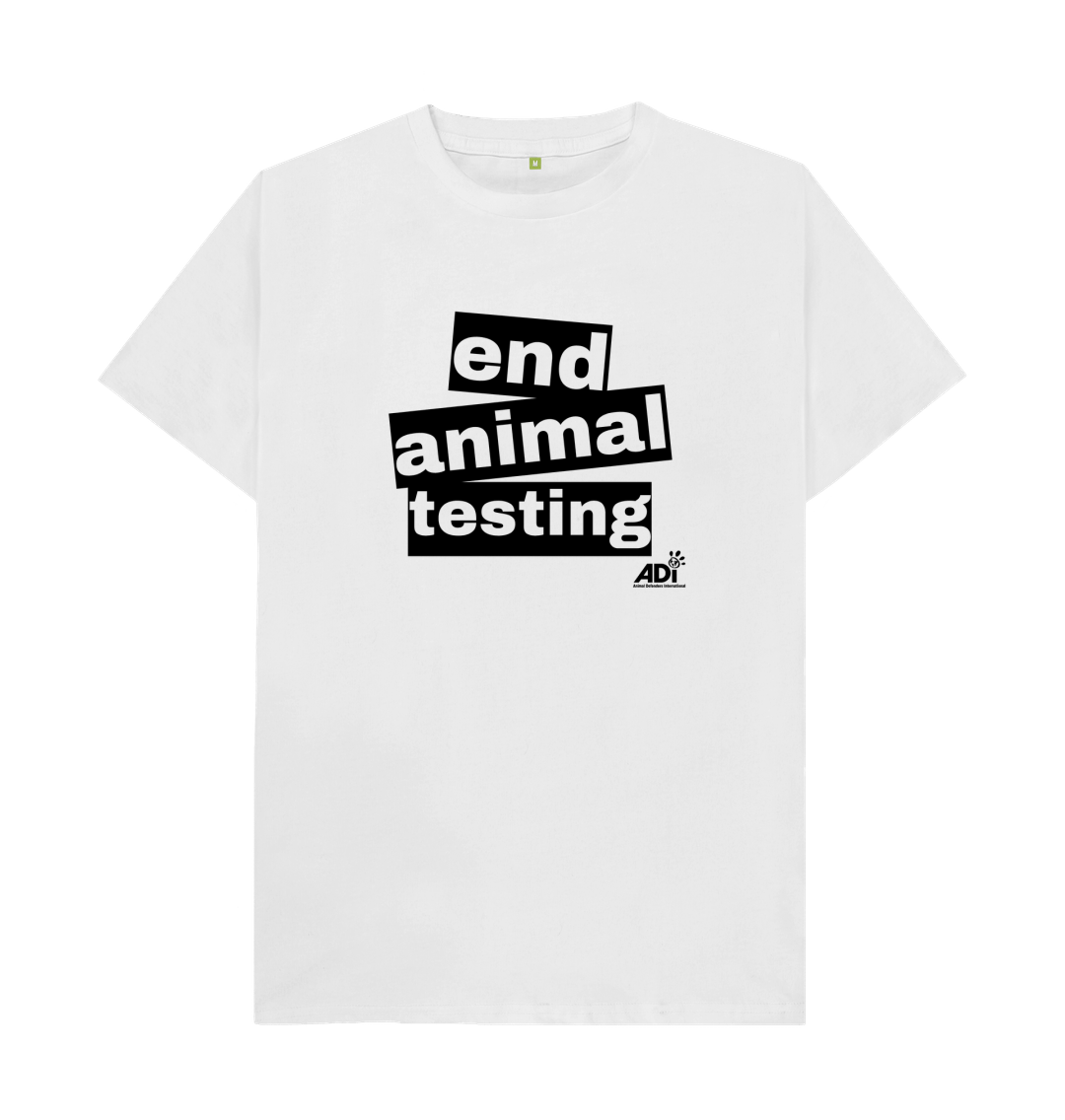 White End Animal Testing Men's T-Shirt