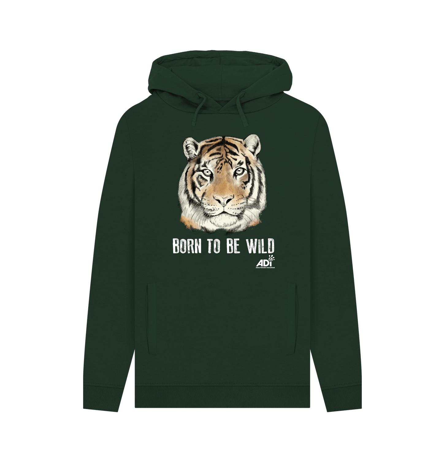 Evergreen Printed Hoody Front