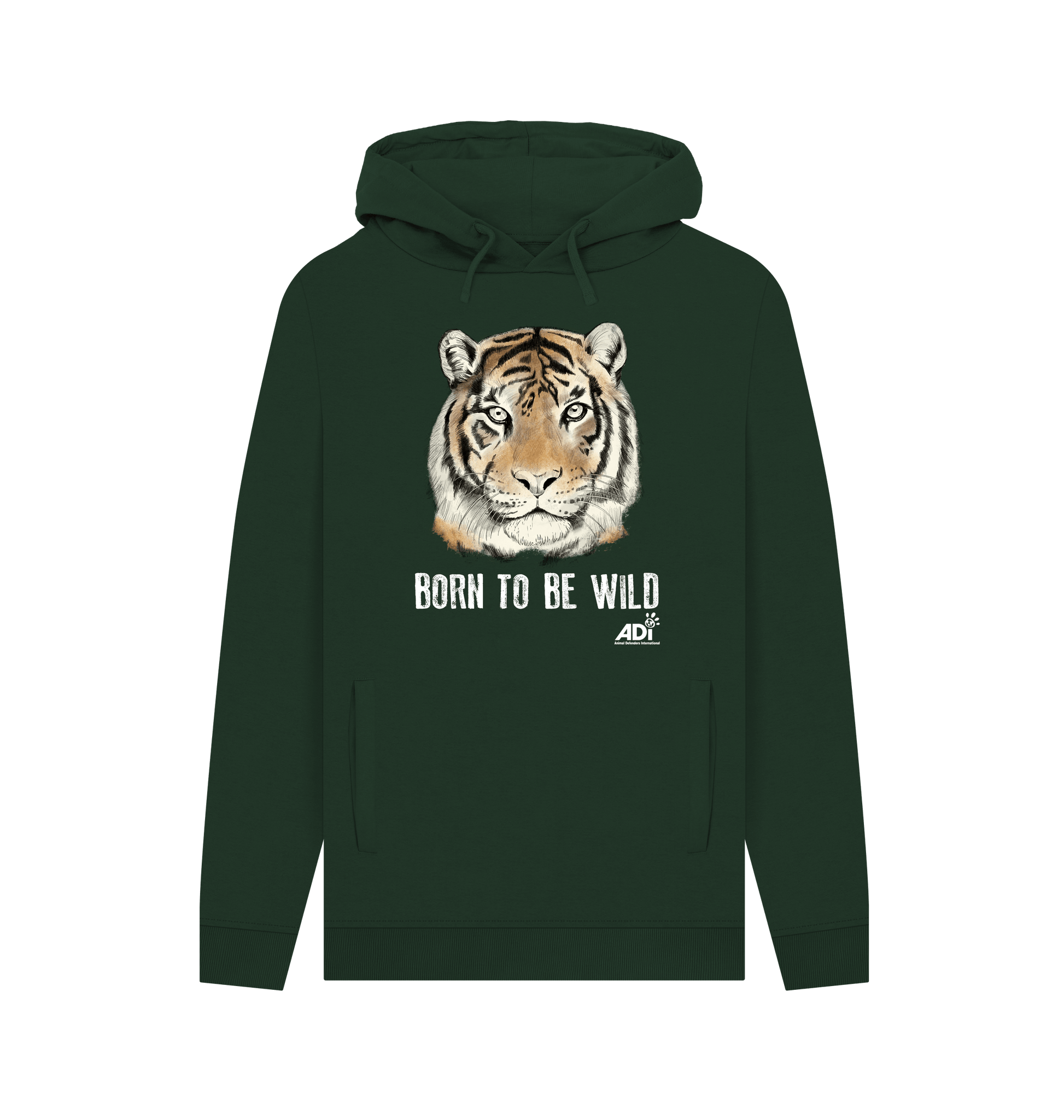 Evergreen Printed Hoody Front