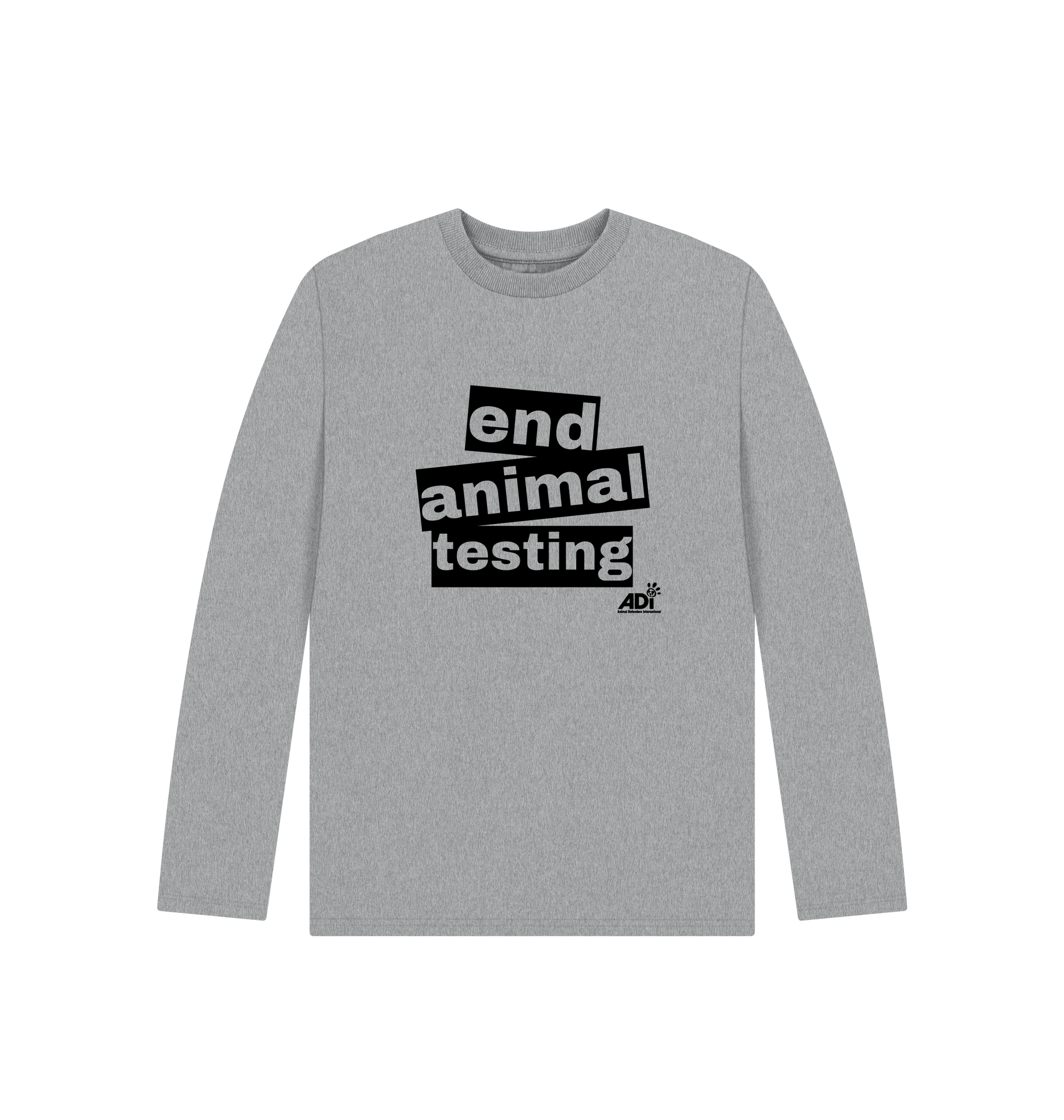 Athletic Grey Printed Kids T-Shirt Front