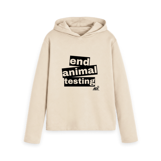 Oat Printed Hoody Front