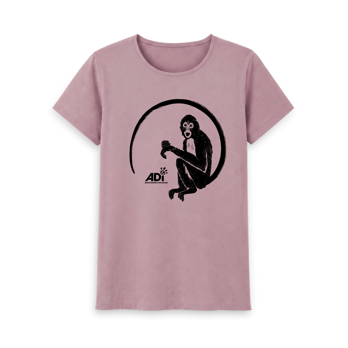 Mauve Printed T-shirt Front