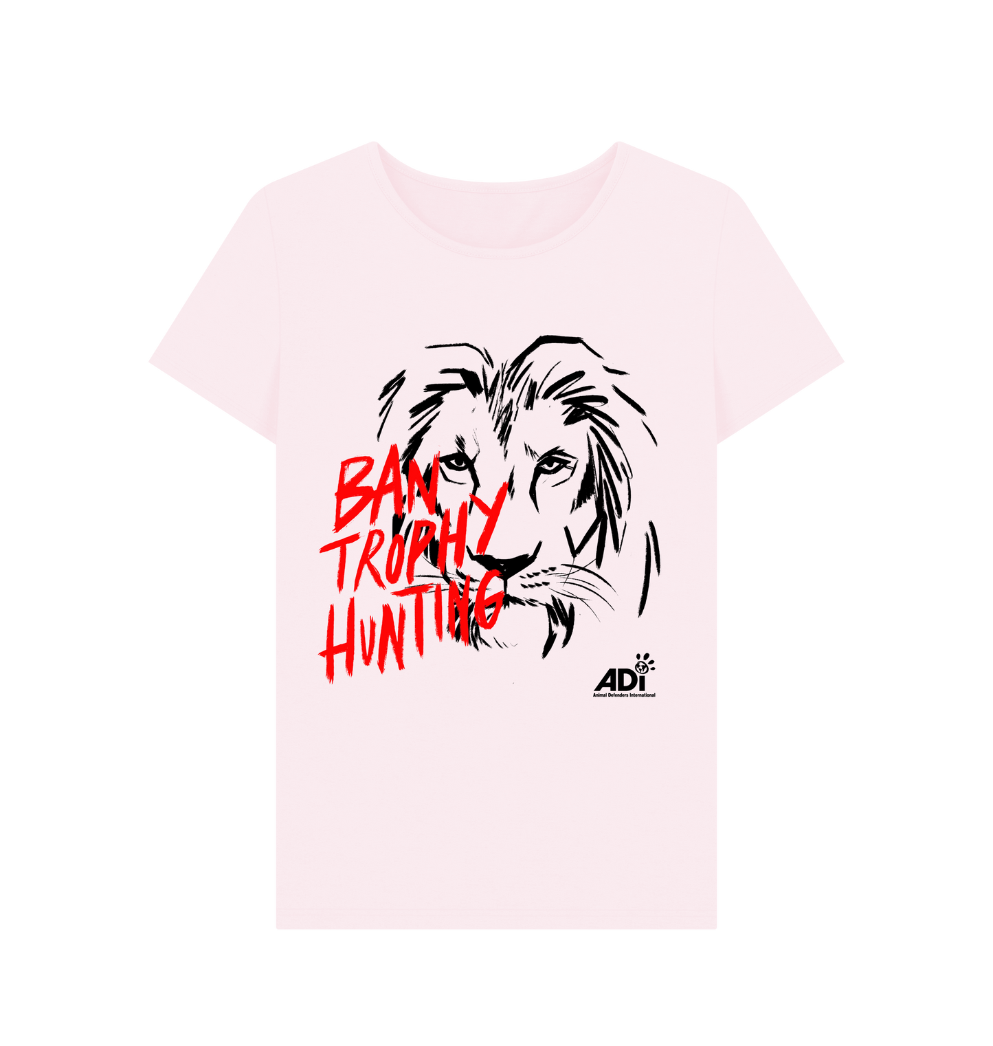 Pink Printed T-shirt Front