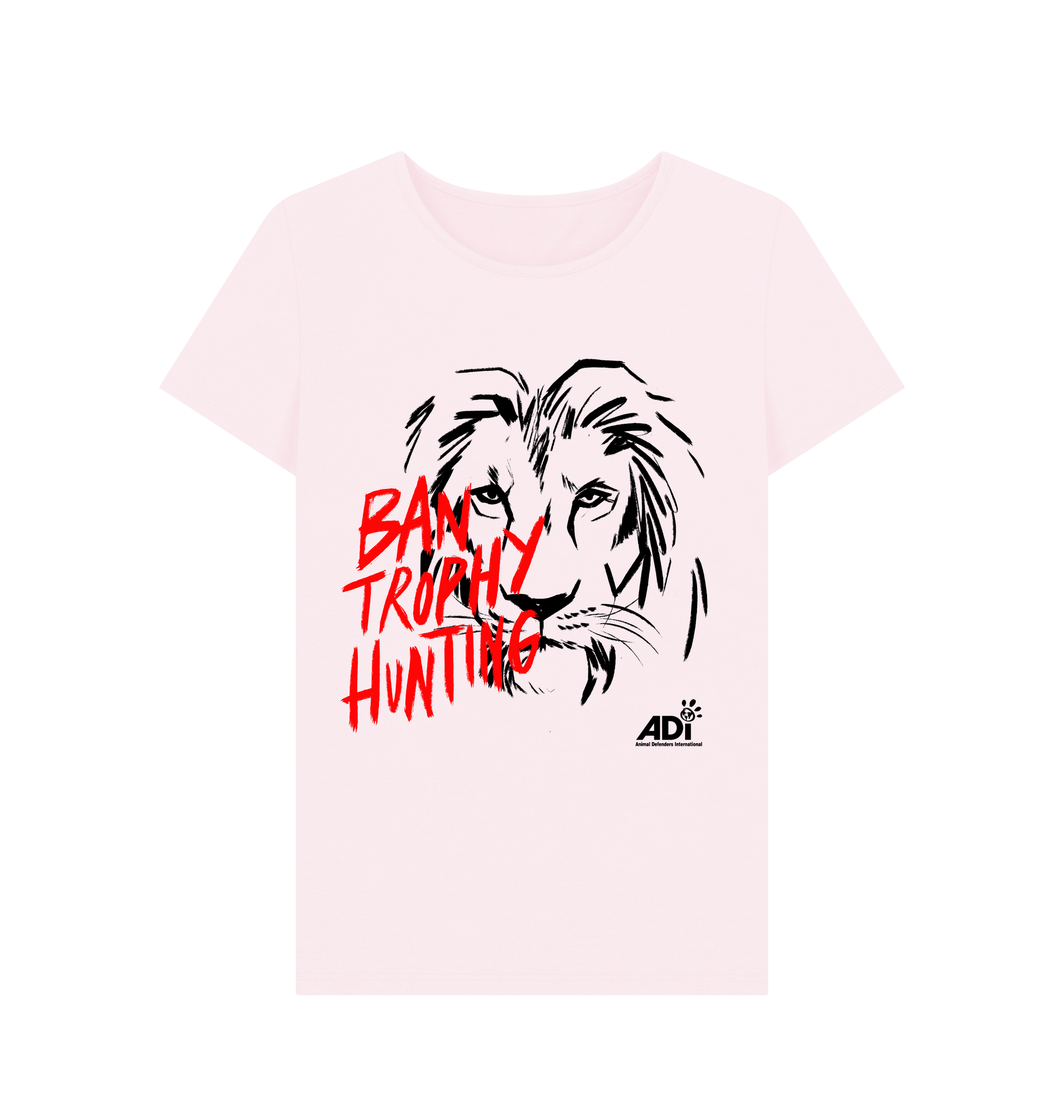 Pink Printed T-shirt Front