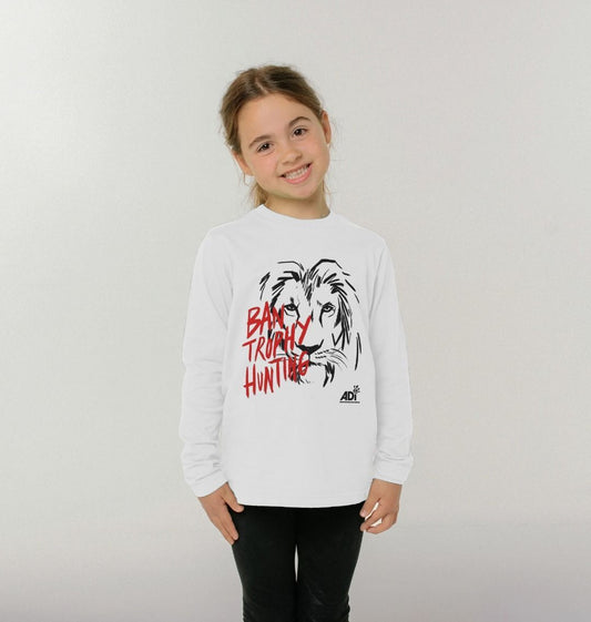 Ban Trophy Hunting Kids Long-Sleeved T-Shirt