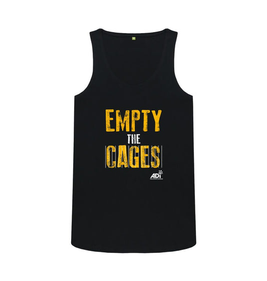 Black Empty The Cages Women's Vest Top