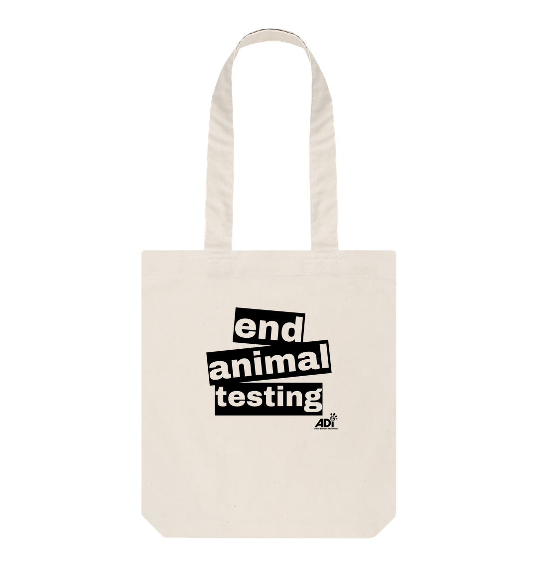 Natural End Animal Testing Tote Bag