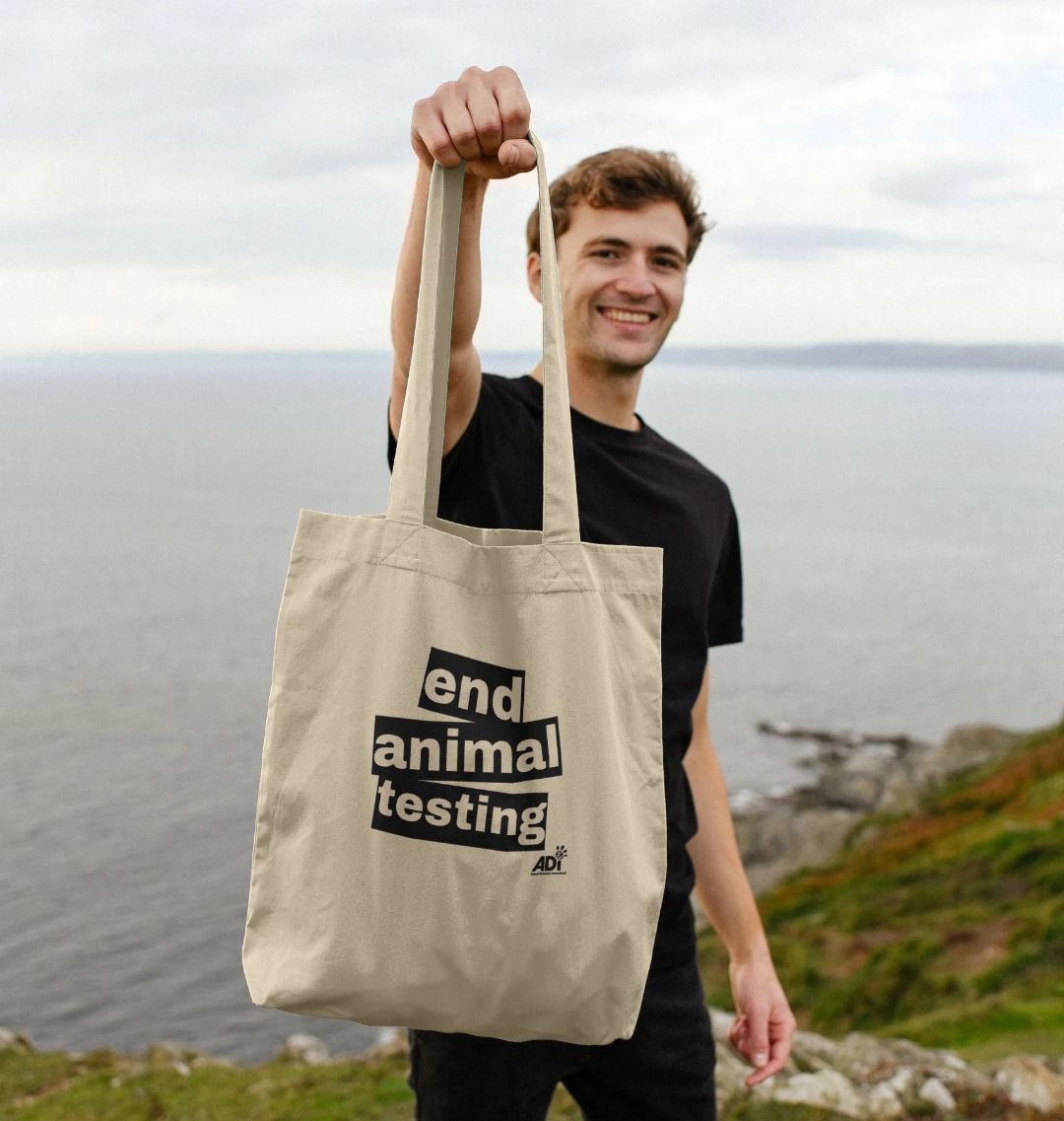 End Animal Testing Tote Bag