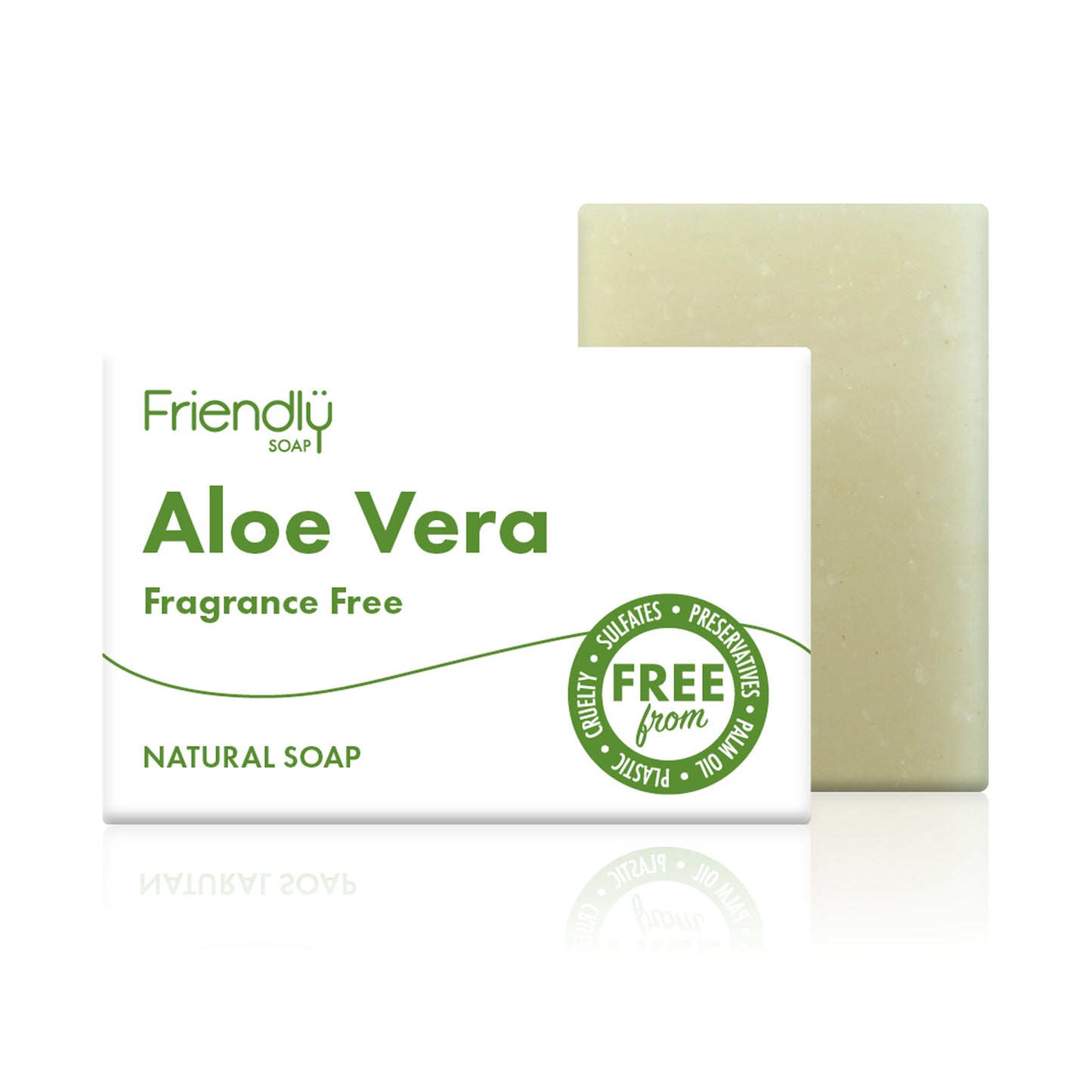 Friendly aloe vera soap bar