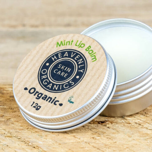 Heavenly Organics mint lip balm